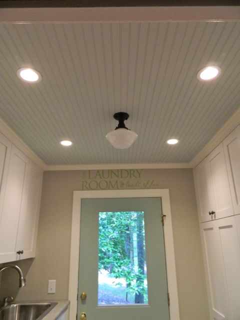 laundry room ceiling