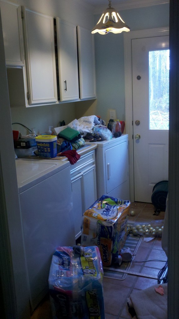 laundry room before