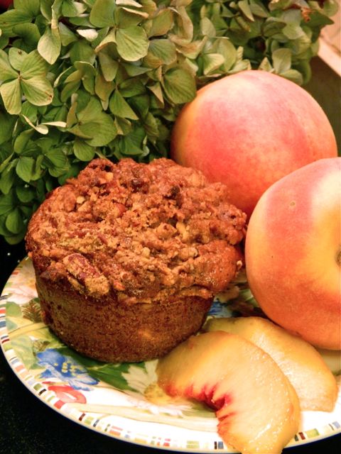 peach muffin recipe