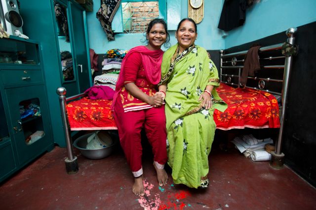 Radha and Lakshmi